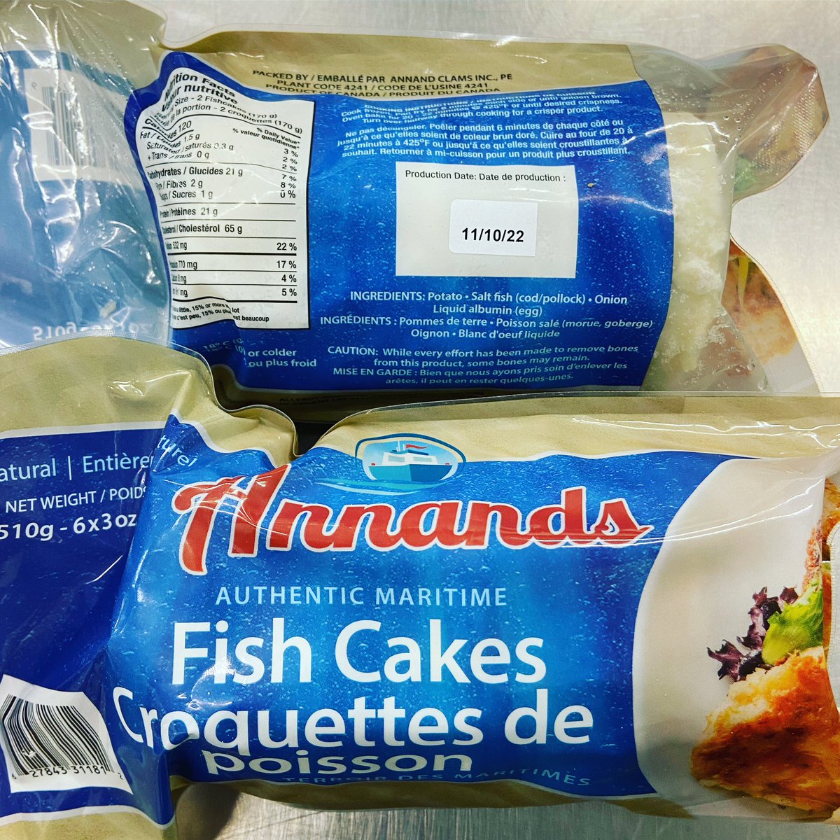 MRSeafoods's tweet photo. Fishcake sale!!! We have island made fishcakes on sale for $5.99 per package until December 10th, 2022. #peifood #peimade #buypei https://t.co/lSk8KghgxY