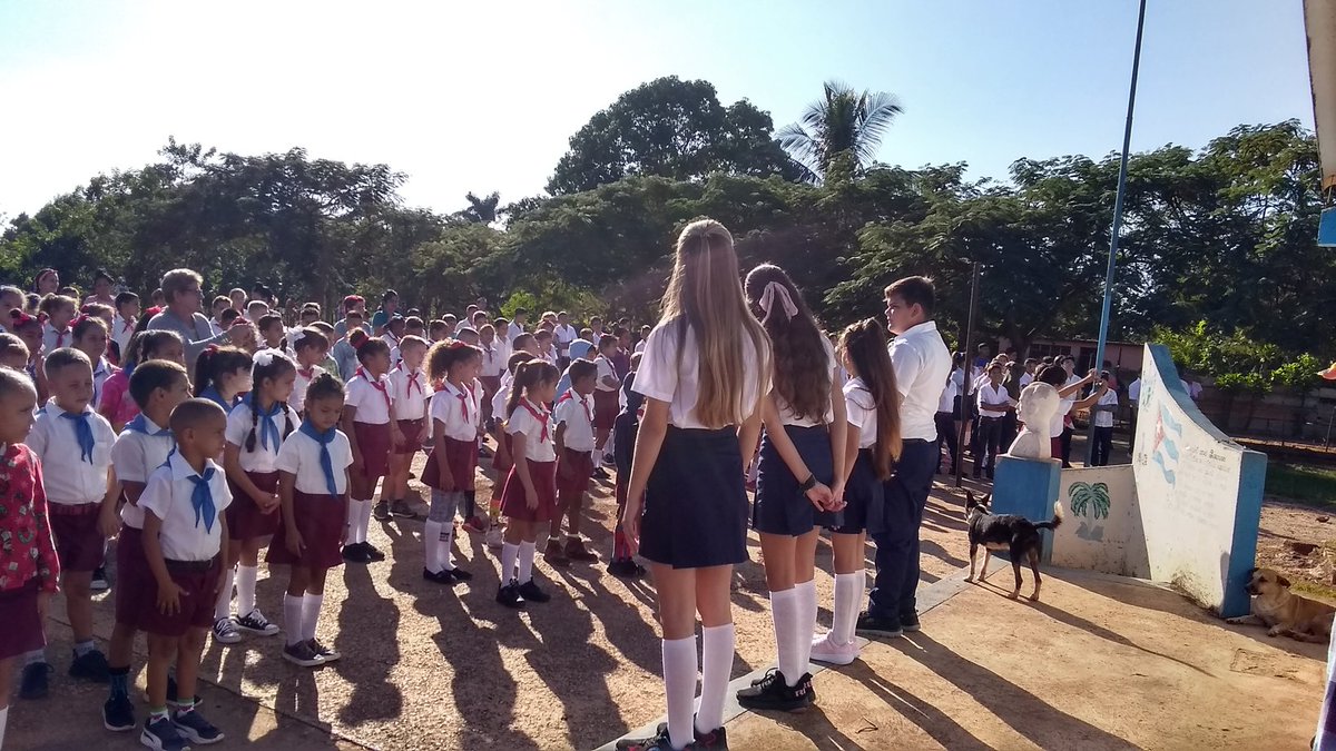 MixtoAbel1's tweet photo. Hoy es un nuevo comienzo para todos los estudiantes de nuestro país, así como un nuevo comienzo para los pequeños de casa q ya emprenden su recorrido en nuestra escuela C/M Abel Santamaría. Feliz inicio de curso para todos 🎉. #InicióNuestroNuevoCurso  @pineda_lien @Eugeniocubano https://t.co/cw0wX9r7Jo