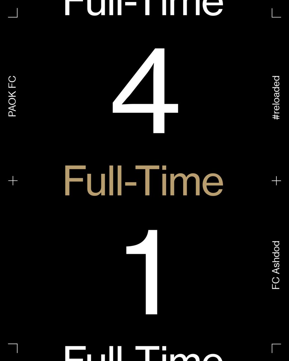 PAOK_FC's tweet photo. #FinalScore Τελικό αποτέλεσμα στην Κύπρο: ΠΑΟΚ-Ασντόντ 4-1 #PAOKASHD #FriendlyGame https://t.co/1kRfdhkj5w