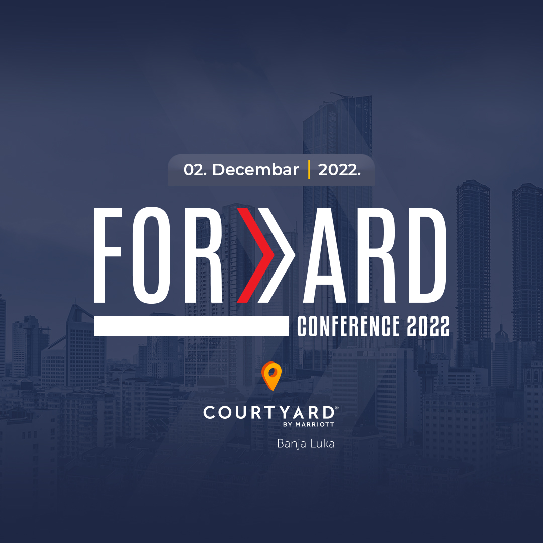 Inovacijski center Banja Luka organizira 2.12.2022, konferenco “Forward 2022”, na kateri kot govornik sodeluje tudi naš sodelavec 👨‍💼Borut Zrim.  
Več o dogodku tukaj: forwardconf.org