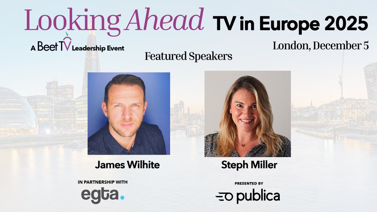 Publica by IAS (@getpublica) on Twitter photo Excited to be attending and speaking at the <a href="/Beet_TV/">Andy Plesser</a> European CTV Summit in London.
Both <a href="/JamesWilhite/">JamesWilhite</a> & <a href="/stephmillerPM/">Steph Miller</a> from Publica will be on stage sharing best practices for CTV publishers to follow when building their CTV ad breaks.
Full agenda here: lnkd.in/dyCxrubW Excited to be attending and speaking at the <a href="/Beet_TV/">Andy Plesser</a> European CTV Summit in London.
Both <a href="/JamesWilhite/">JamesWilhite</a> & <a href="/stephmillerPM/">Steph Miller</a> from Publica will be on stage sharing best practices for CTV publishers to follow when building their CTV ad breaks.
Full agenda here: lnkd.in/dyCxrubW