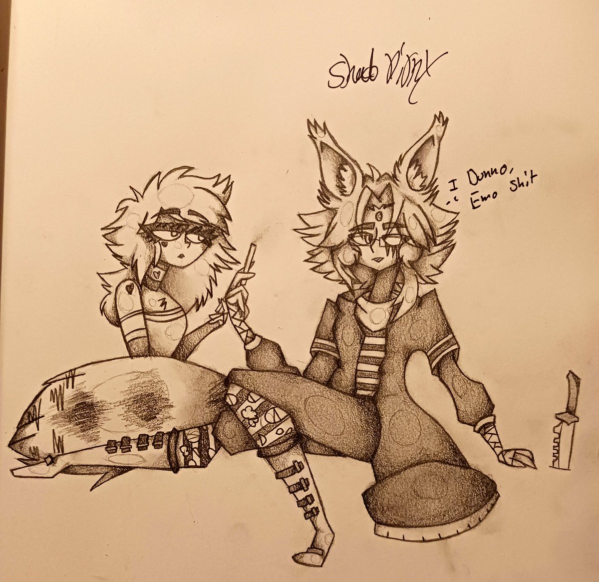 ShadoVinny_Guy3's tweet photo. Emo shit
#zoophobia #zoophobiafanart #zoophobiafanart #zoophobiacamilla #zoophobiaaddison #artwork #myartwork #characterart
Just dud redraw of brunise sketch https://t.co/j7GUA7yEox