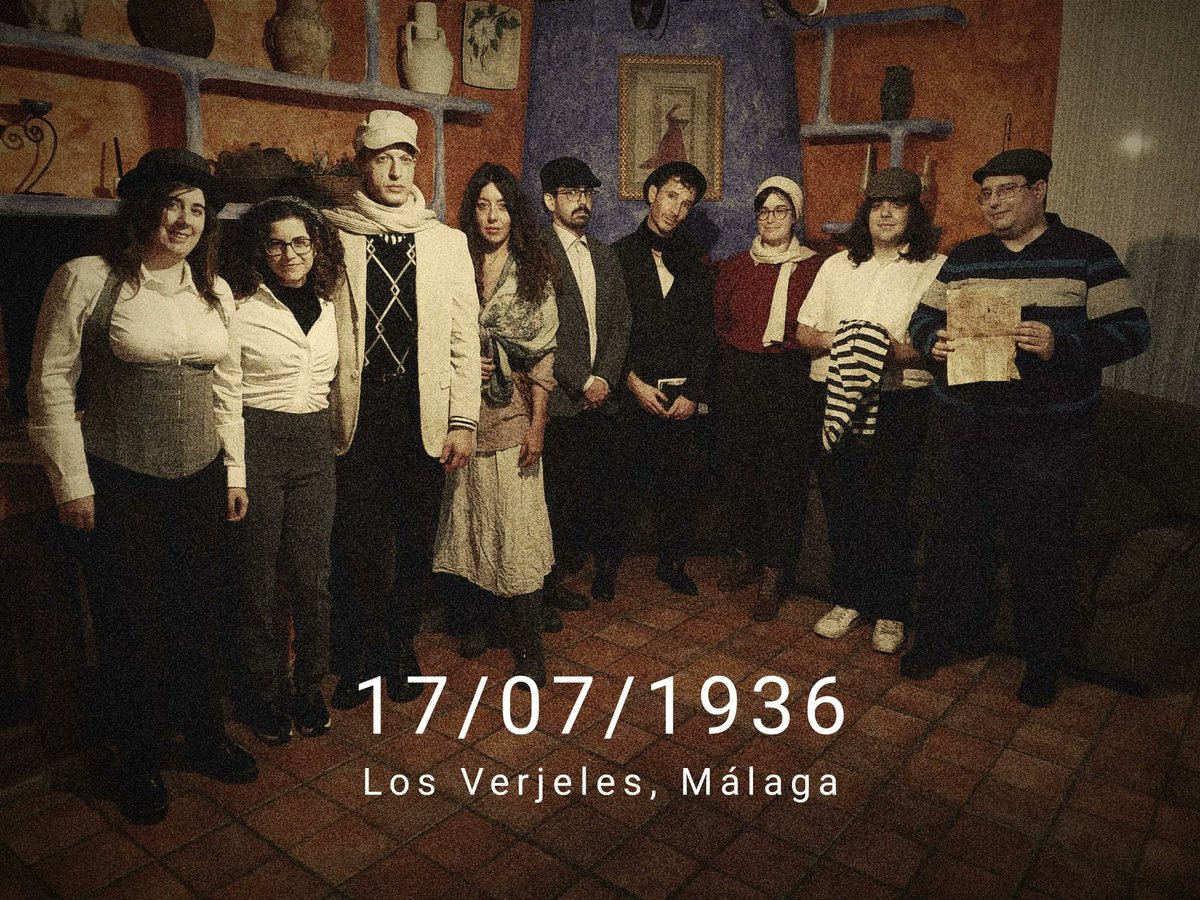 Los 9 heroes del 36 en Los Vergeles, Málaga.

Participantes del Prólogo de Monsterhearts.

#LARP #monsterhearts #rolenvivo #rolenvivomalaga