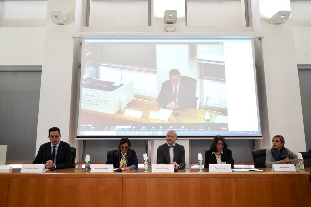 UniLUISS's tweet photo. Ora, nell’Aula magna del Dipartimento di Ingegneria Informatica della @SapienzaRoma, si terrà l’inaugurazione del Dottorato di ricerca in Cybersecurity, promosso da #Luiss in collaborazione con la Sapienza. Intervengono il Rettore @ProfPrencipe e la Vice Presidente Paola Severino https://t.co/bnoWZTKnhr