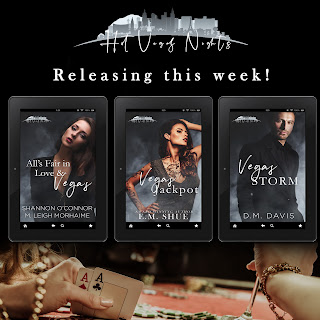 Joyffree's tweet photo. Series: Hot Vegas Nights Collaboration
Authors: @Shan_OConnor14  @MLeighMorhaime, @dmdavisauthor  @emshue_ak
Hosted by: S.L. Sterling

#mustread #amazon #romance #steamy #protectorromance #hotvegasnights #mustread #collaboration #enticingjourney

https://t.co/bBEjQ0SkfL https://t.co/qb4QWSf4Hp