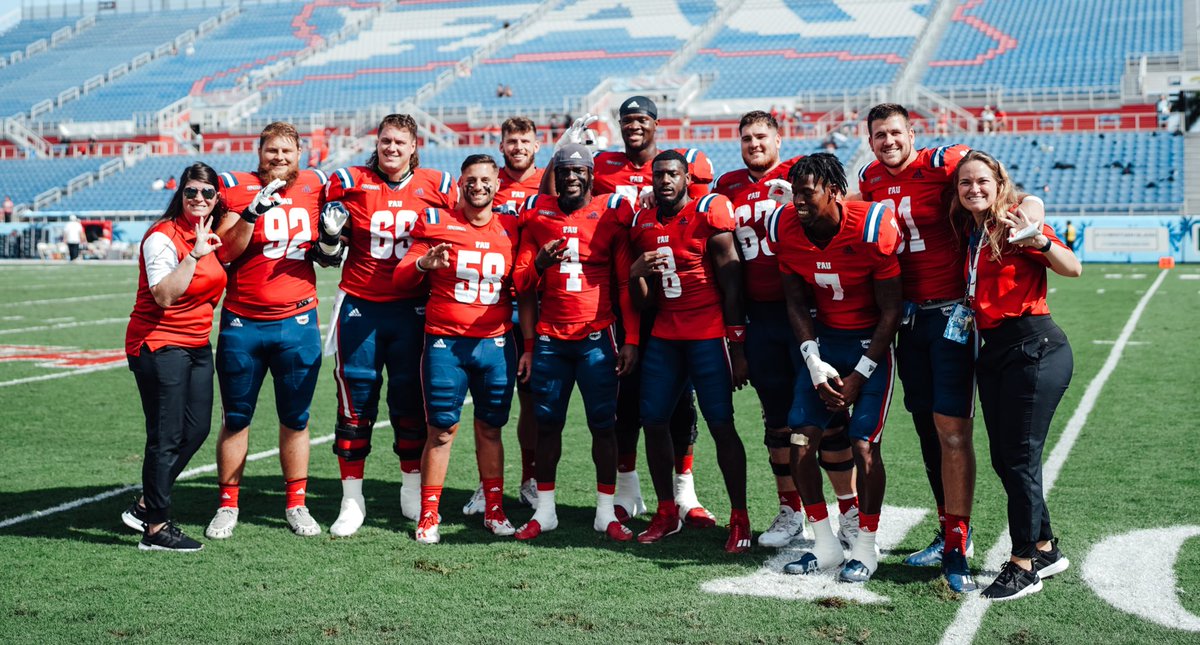 This group of young men helped make me a better person each and everyday. Thank you for allowing me to have a small part in your @faufootball careers. Good luck on your future endeavors. #seniorday. Momma J loves each of you. #owlsfamily