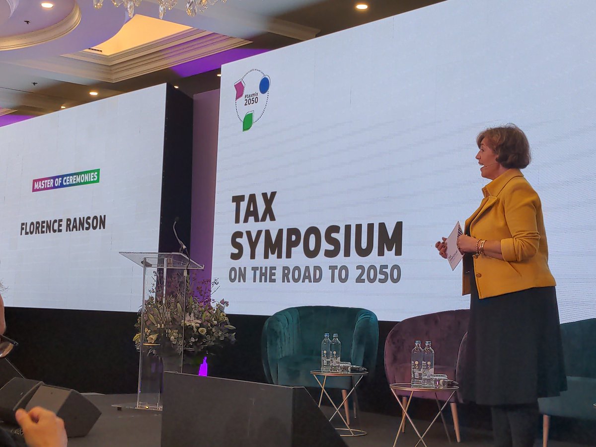 GrahamTilbury's tweet photo. #taxmix2050 Great MC-ing from @RansonF today at the Tax Symposium  - thanks to Florence! https://t.co/Hb9GVjmt95