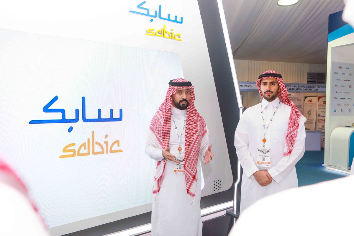 SABIC's tweet photo. As a company committed to manufacturing excellence, we participated in #MAINTCON, Bahrain, as the Diamond Sponsor where we highlighted our digital transformation journey, advancements in manufacturing reliability, and improvements made to maintenance projects.
#SABIC https://t.co/qdIs87oMeC