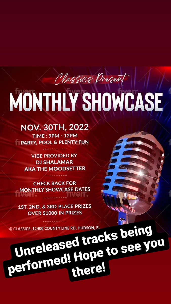 Another show locked in. Let's goooo!