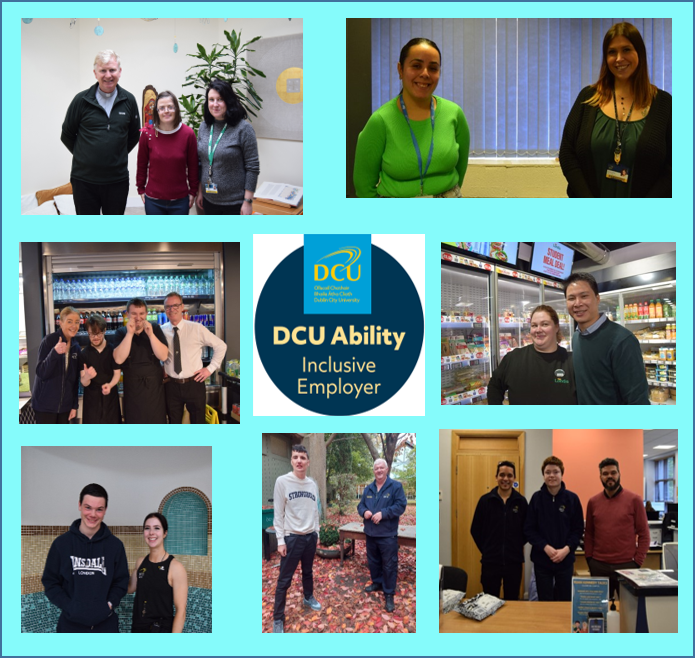Our <a href="/DCU/">Dublin City University</a> 'Works for Me' placements have come to an end! 
We'd like to say a huge thank you to our DCU Campus Employers for providing fantastic work experiences for our learners: 
#AllHallows <a href="/DCUInterFaith/">DCU Chaplaincy</a> Restaurant 
<a href="/BusinessDCU/">DCU Business School</a> <a href="/LondisDCU/">Londis Dublin City University</a> <a href="/DCURooms/">DCU Rooms</a> <a href="/DCUSportsWellbe/">DCU Sports & Wellbeing</a> 
💐
<a href="/pobal/">Pobal</a>