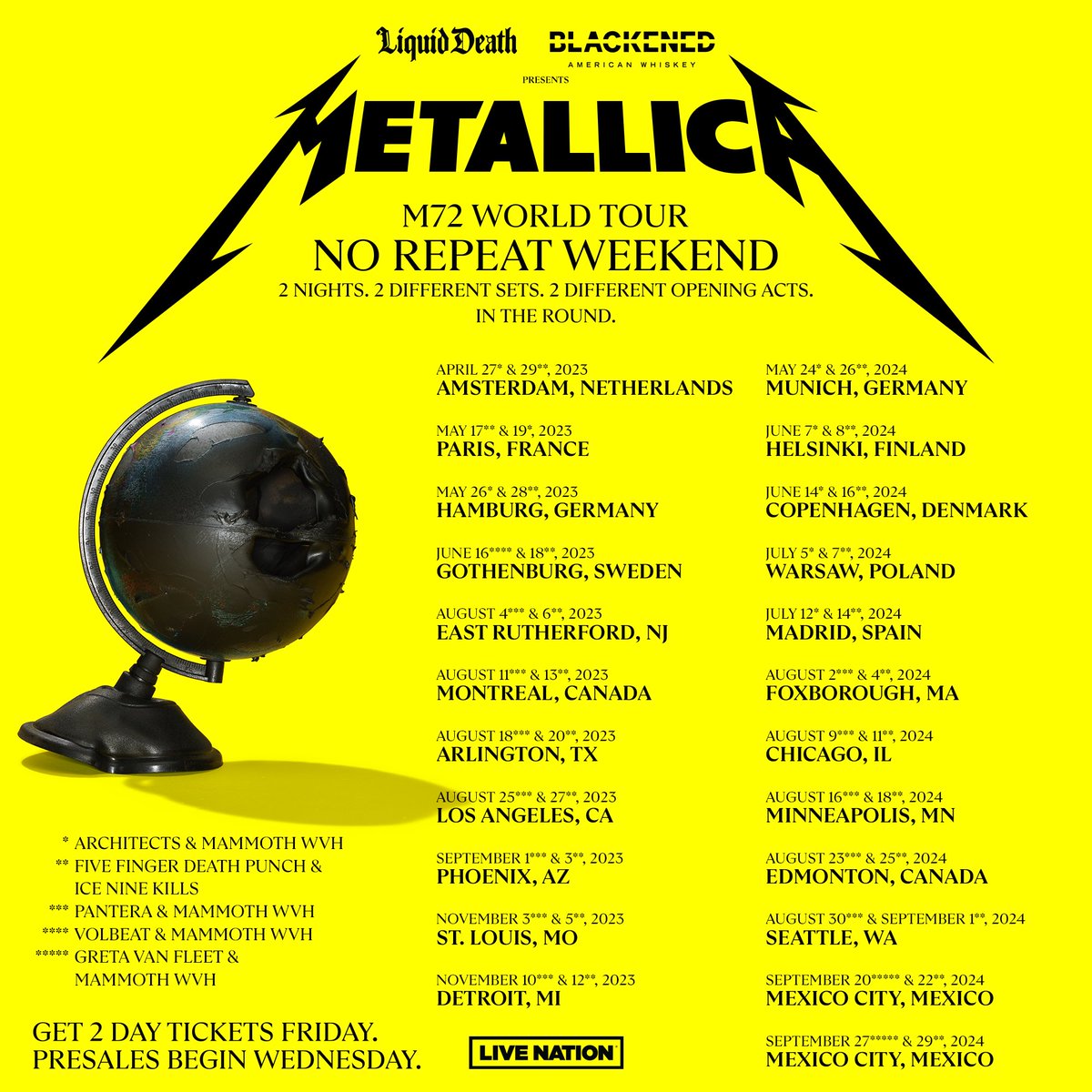 Metallica tweet picture