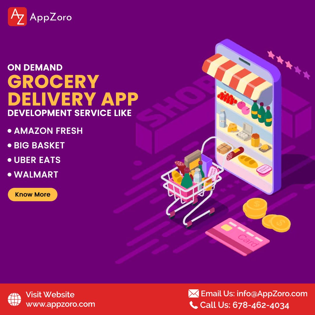 AppZoroT's tweet image. Planning to develop a grocery delivery app like Walmart?
Let'sGet started: 📱 appzoro.com/contact/
#mobileapp #mobileappdevelopemnt #groveryapp #groceryappdevelopment #grocerydeliveryapp #grocerydelivery #appzoro #webdevelopment #webapp #onlineyourbusiness #didyouknow