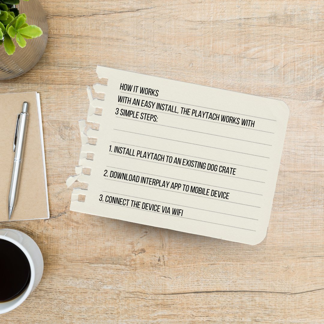 Dog parents can interact with and care for their dog while away from home.

Be there when you can’t be there.

#playtach #petparent