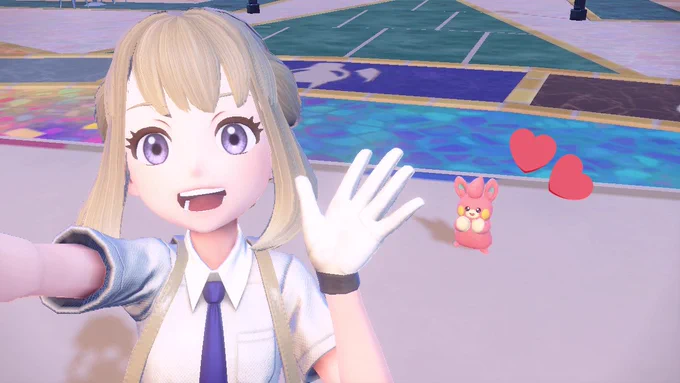 サンドイッチたくさん食べてやっと出た色違いパモ😭 