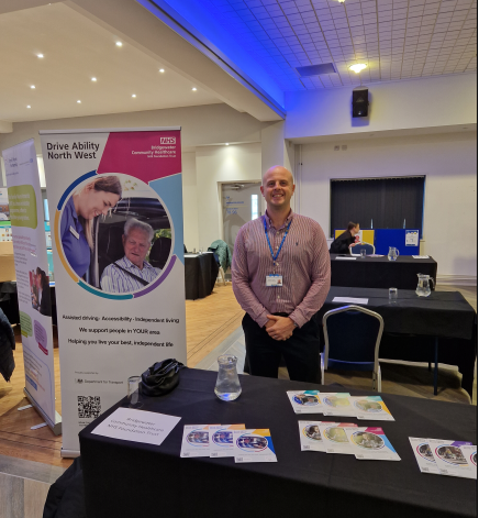 Our Drive Ability Northwest service <a href="/WeAreBCHFT/">Bridgewater Community Healthcare NHS</a>  have today presented at the ICB market place , promoting our new service offer and re-brand. This is Matt Bryers our new centre manager #TeamBridgewater @DriveAbilityNW <a href="/DrivingMob/">DrivingMobility</a>