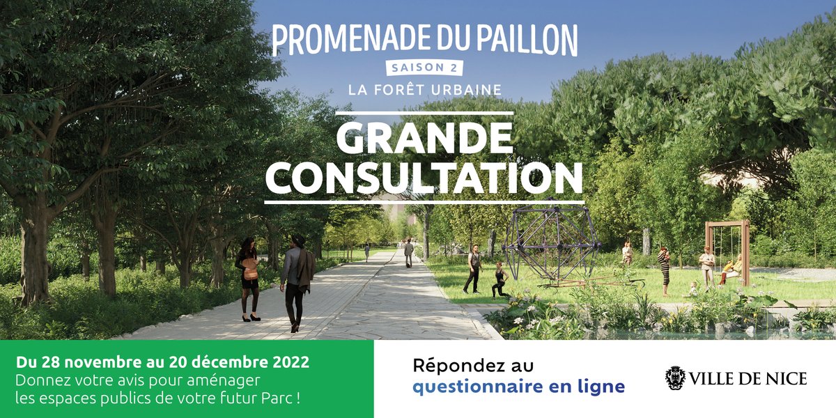 Métropole Nice Côte d'Azur (@metropolenca) on Twitter photo 🌳 Jusqu'au 20 décembre, donnez votre avis sur les aménagements de votre futur parc au 💚 de <a href="/VilledeNice/">Ville de Nice</a> !
☀️ Vous êtes plutôt assoiffé de culture, sortie en famille ou vous préférez faire du sport en plein air? Les trois ?
🌷🌷🌷
promenadedupaillon2.nice.fr/donnez-votre-a…
#ILoveNice 🌳 Jusqu'au 20 décembre, donnez votre avis sur les aménagements de votre futur parc au 💚 de <a href="/VilledeNice/">Ville de Nice</a> !
☀️ Vous êtes plutôt assoiffé de culture, sortie en famille ou vous préférez faire du sport en plein air? Les trois ?
🌷🌷🌷
promenadedupaillon2.nice.fr/donnez-votre-a…
#ILoveNice