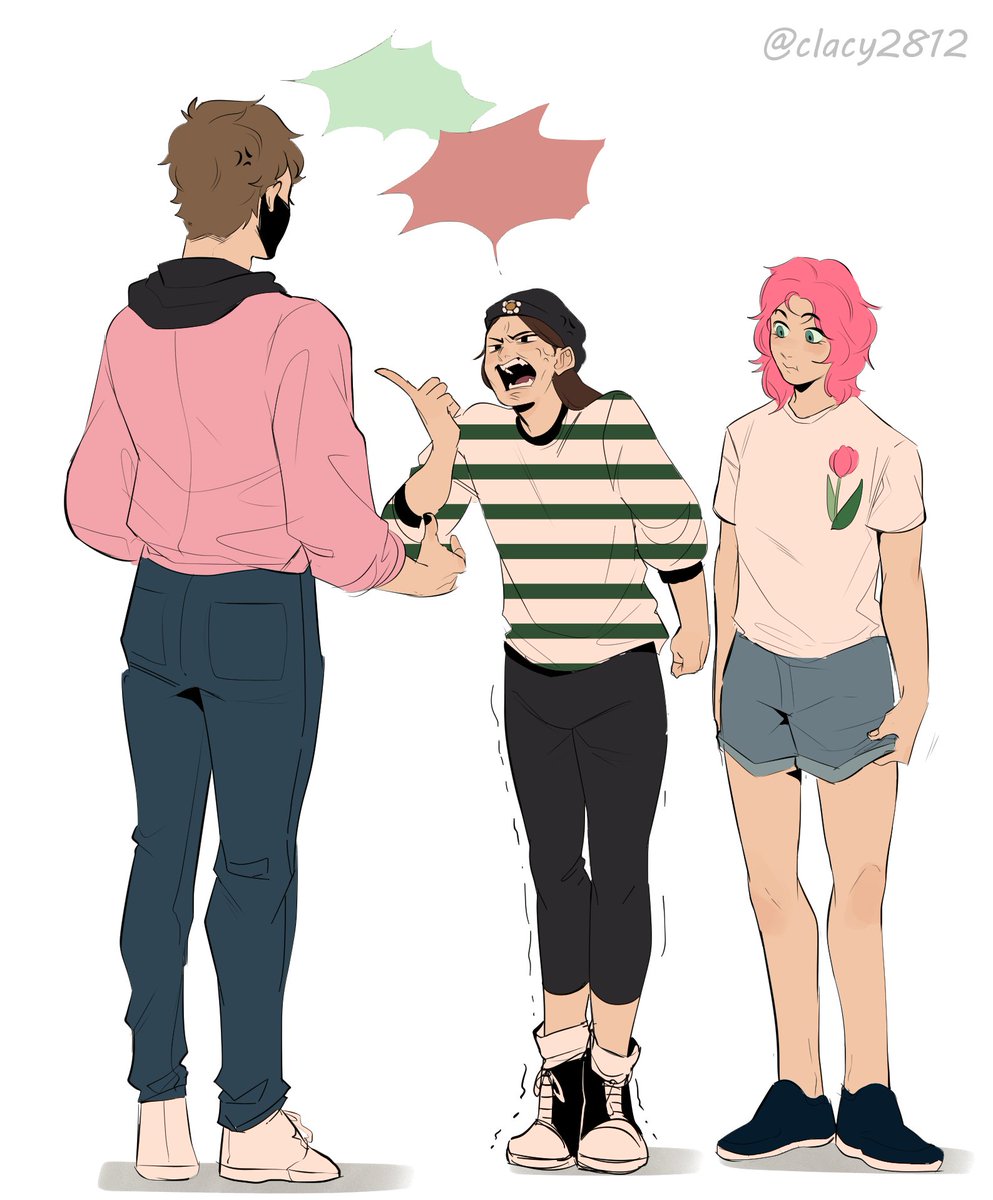 ClacyYe's tweet photo. Arguing with a tall friend so you need back up like

#guqqiefanart #aimseyfanart #ranboofanart https://t.co/hAg5GW7PZf