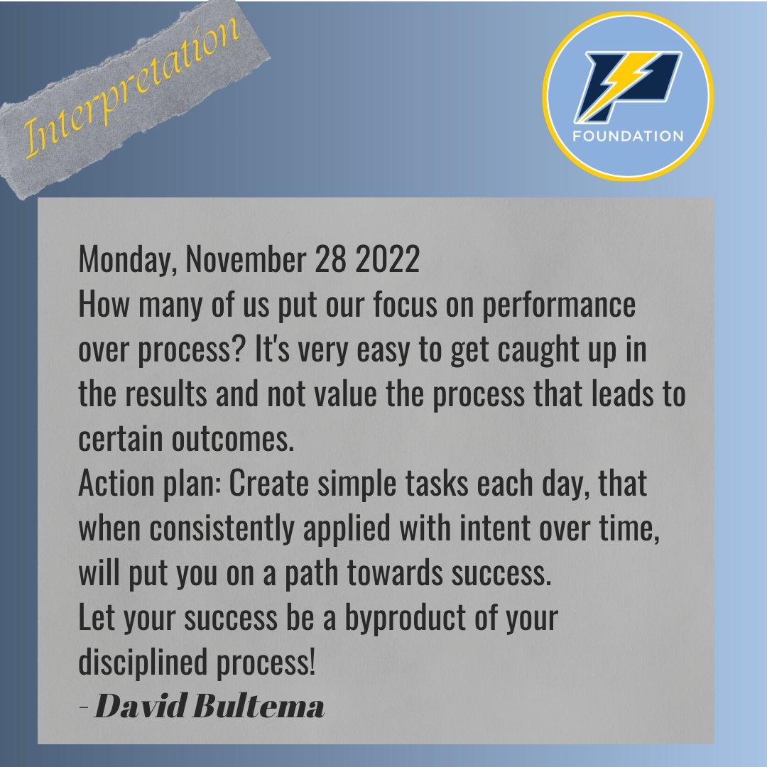 As part of our #ChampionshipMindset Series, today's #MotivationalMessage is on having a 'disciplined process.' Do you want it or are you committed to it?
To help our audience grow, please consider liking and/or retweeting this message. 
#PowerBaseballFoundation #PowerUp #Mindset