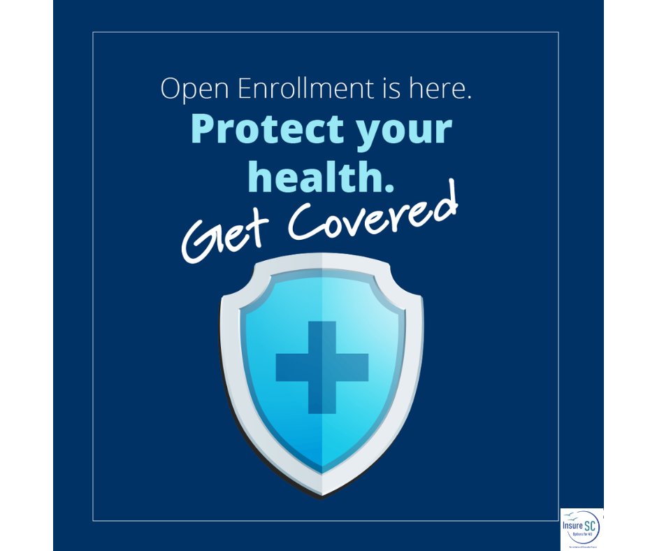 GetCoveredSC's tweet image. Do you have the right healthcare coverage for you for 2023? Open enrollment is now! Let us help you get the healthcare coverage that is right for you. Call us at (843) 577-4122 or visit us at insure-sc.org
