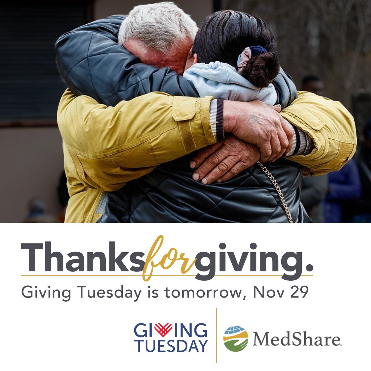 This #GivingTuesday, help MedShare continue to support the men, women and children affected by the ongoing humanitarian crisis in Ukraine and prepare for other natural and manmade disasters when they occur. Thank you for your support! TO GIVE: bit.ly/3OIbk1