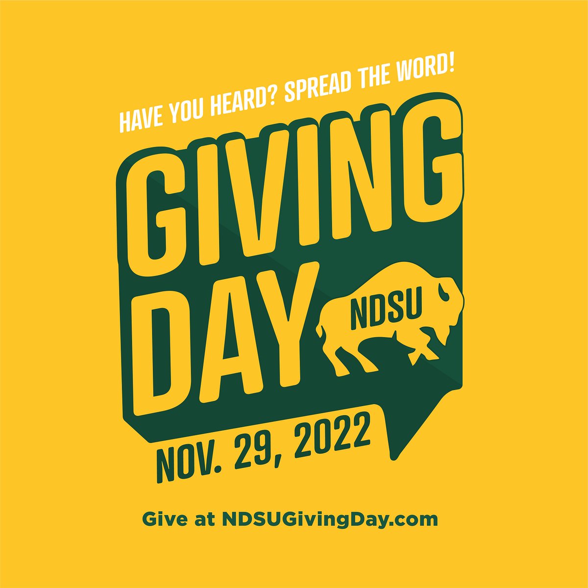 BisonAcademics's tweet photo. Giving Day is 𝙩𝙤𝙢𝙤𝙧𝙧𝙤𝙬! Consider donating to the Bison Excellence Fund to continue to support student-athletes in the classroom! 

Donate here: https://t.co/OGXqBgpquo https://t.co/IXQwyVvSxM