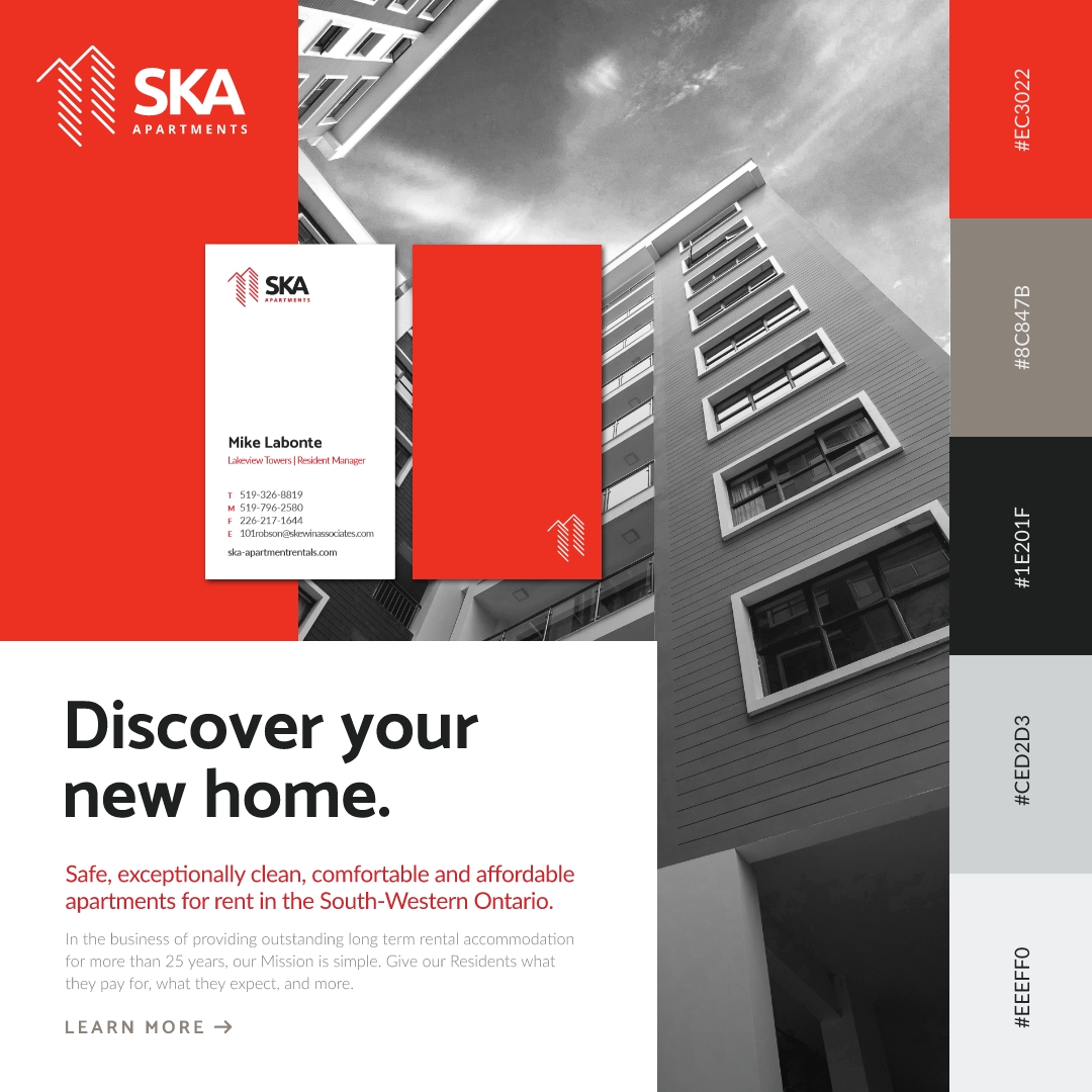 Why is it important to have a unique logo? 

1️⃣ It distinguishes you from the competition.

2️⃣ It creates brand loyalty.

3️⃣ Most importantly, it can be used anywhere to convey your brand messaging.

Check out how we incorporated SKA's logo into their marketing materials!
