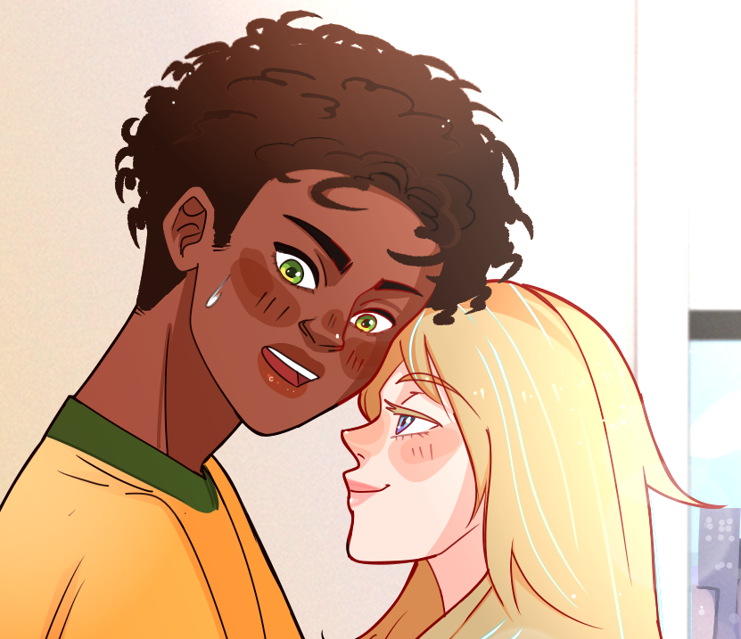 Dan_delion_E's tweet photo. ✨ BrArg Week ♥️🇦🇷🇧🇷♥️
Día 5 #Comodín / #Domestico
Estos OCs CountryHumans pertenecen a @ndacosta_ Traté de hacer un estilo medio anime, me cuesta un poco. Los hice como en una situación hogareña, tal vez post-partido de alguna de las selecciones 🤭
#brargweek #brargweek2022 https://t.co/jimeh7jjMD