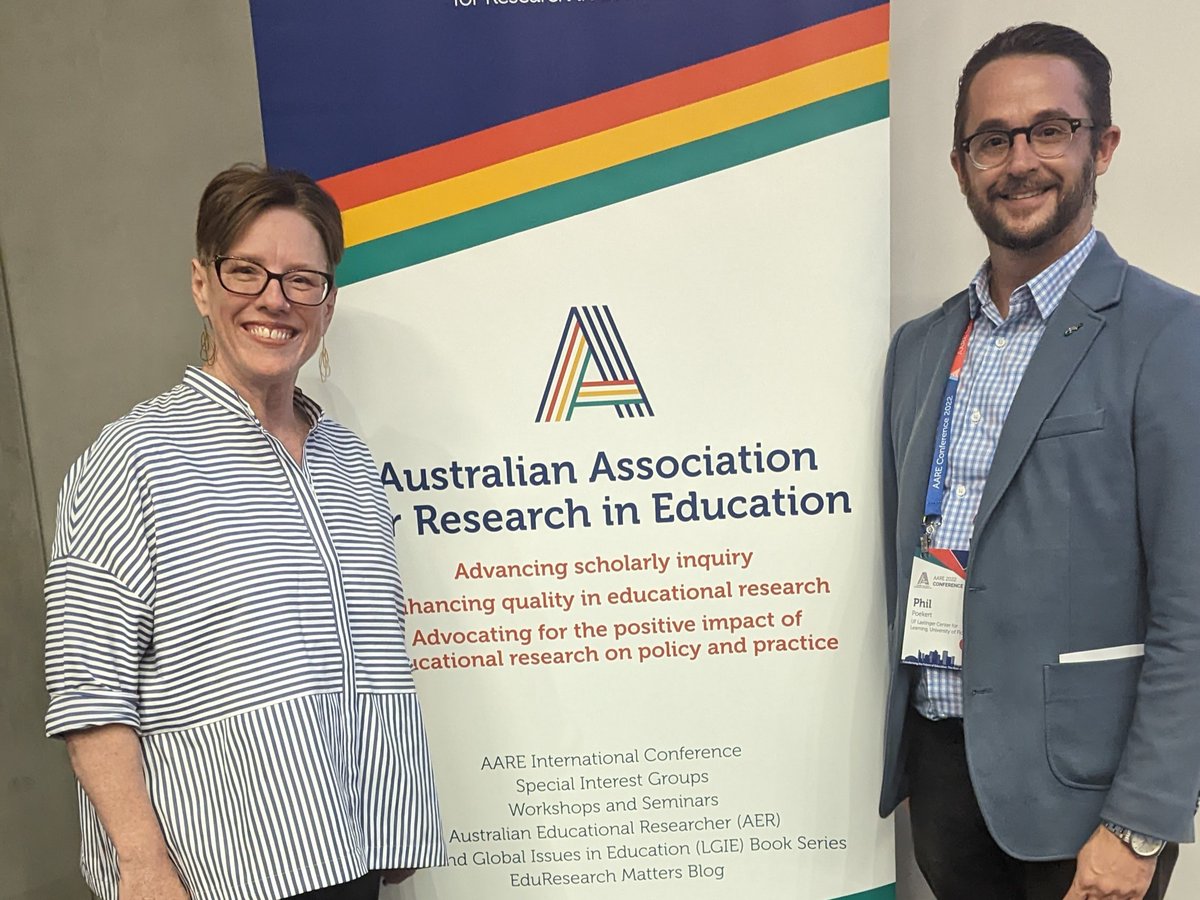 LastingerCenter's tweet photo. Sue Swaffield (@LfLCambridge), Simon Clarke (@uwanews), and Carmel Patterson (@UTSEngage) led a conversation with #LastingerCenter @philpoekert at the @AustAssocResEd conference on leadership for professional learning, research and the future of education. @PDiE #LfPL #AARE2022 https://t.co/VLDmVZgXAE