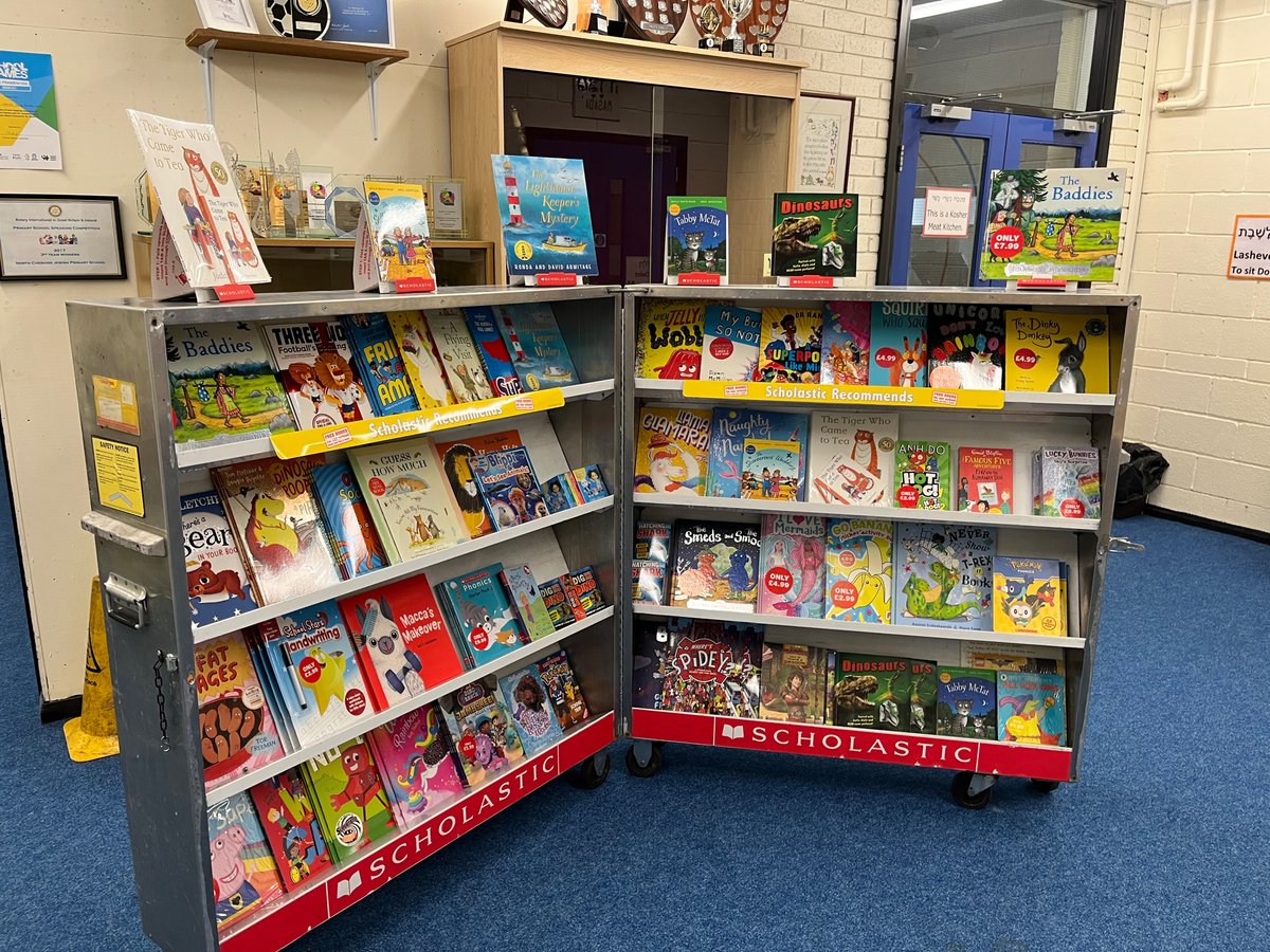 We are really looking forward to opening the book fair after school.  Thanks to <a href="/scholasticuk/">Scholastic UK</a> for sending the books.