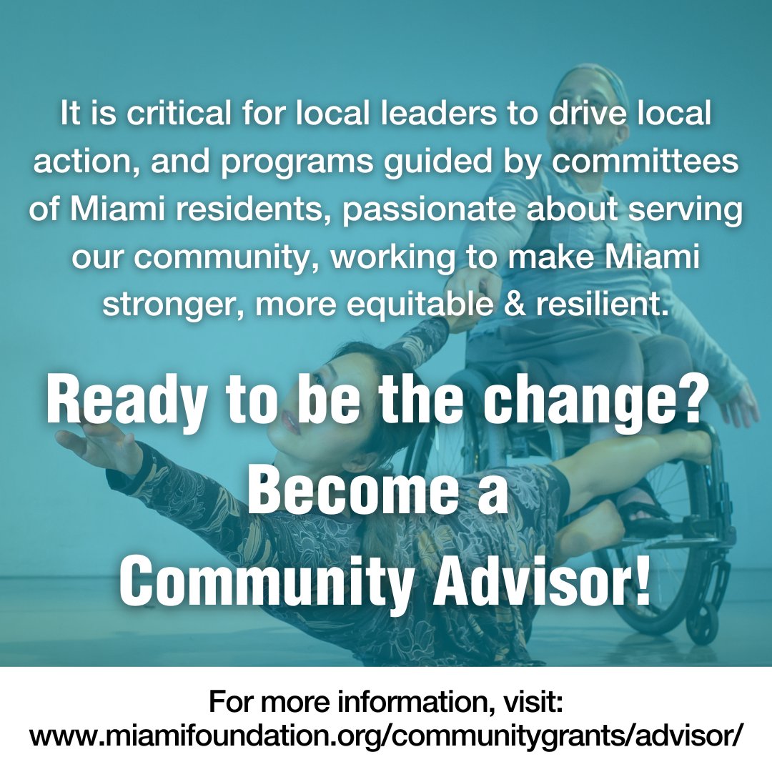 We're seeking Community Grants advisors to join a powerful committee whose ears are to the ground across various issue areas, ensuring our grants programs are forward-thinking, equitable, &amp; reflective of community voice! Learn more &amp; apply here: bit.ly/3VjA0zR