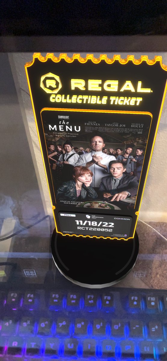 AAGUI2x2's tweet photo. ⁦@RegalMovies⁩ second movie this week https://t.co/c6gpVlZA67
