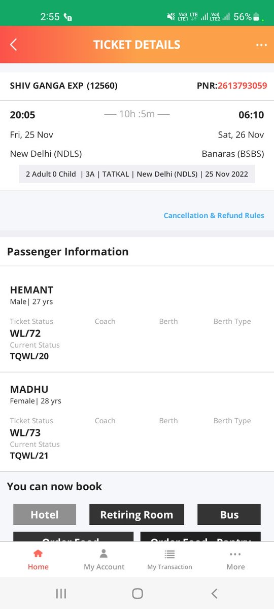 Hemantdevpandey's tweet photo. @RailwaySeva @IRCTCofficial @RailMinIndia @AshwiniVaishnaw https://t.co/y7bveurAxF