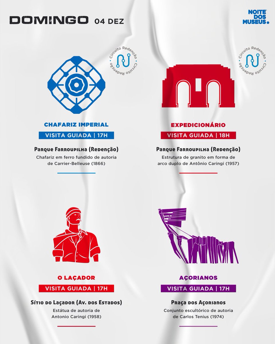 [INSCRIÇÕES VISITAS GUIADAS] Bora participar do final de semana mais cultural de Porto Alegre? 

Confira nossa publicação no Insta pra saber como se inscrever!