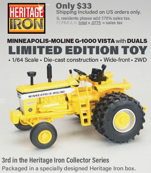 On Mondays, we buy Minneapolis-Moline toys. 😂
#CyberMonday #MuscleTractor 

No additional shipping on US orders! Grab your 1/64 G1000 Vista toy HERE: 
3pointink.com/products/new-1…