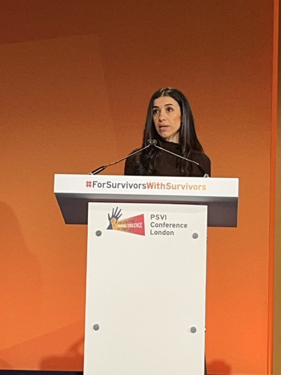 🟠Spain supports the Conference for the Prevention of Sexual Violence in Conflicts, inaugurated today by Foreign Secretary @JamesCleverly , which has underlined the essential role of activists such as @NadiaMuradBasee #PreventingSexualViolence #PSVI #ForSurvivorsWithSurvivors