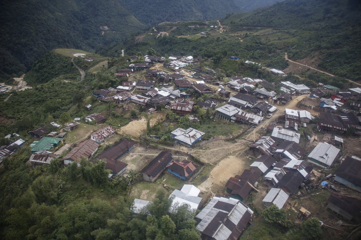 PemaKhanduBJP's tweet image. Elated to be among people of Damin village, today!

It feels special to be the first CM to visit Damin Admn HQs. It is the last major habitation towards Tibet border in Kurung Kumey dist.

Inaugurated six projects.
1/3
