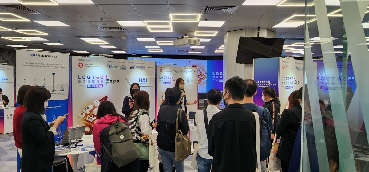HaiRobotics's tweet image. We had a great first day at LOGTECH Expo #HongKong🥳
We'll be here again tomorrow, come and chat with our local team and learn how #HaiRobotics' solutions can help you #automate your unique operation
👉HKPC Building, Kowloon Tong, Booth 30
#technology #logistics #productivity