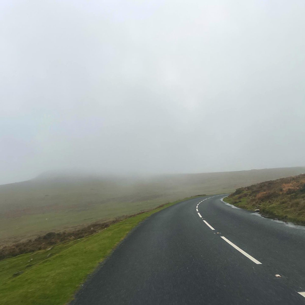 sarahmcquaid's tweet photo. And here are a few photos from yesterday’s beautiful drive across #Dartmoor in the #mist en route to last night’s gig in St Leonard’s Church, #Sheepstor, #Devon. #dartmoormist #dartmoornationalpark https://t.co/CTXE2Fwiis