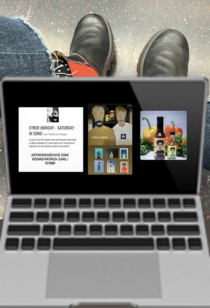 deepfolk's tweet photo. #CyberMonday #patrickearl #artishowyouthink https://t.co/Nw83jObJhe