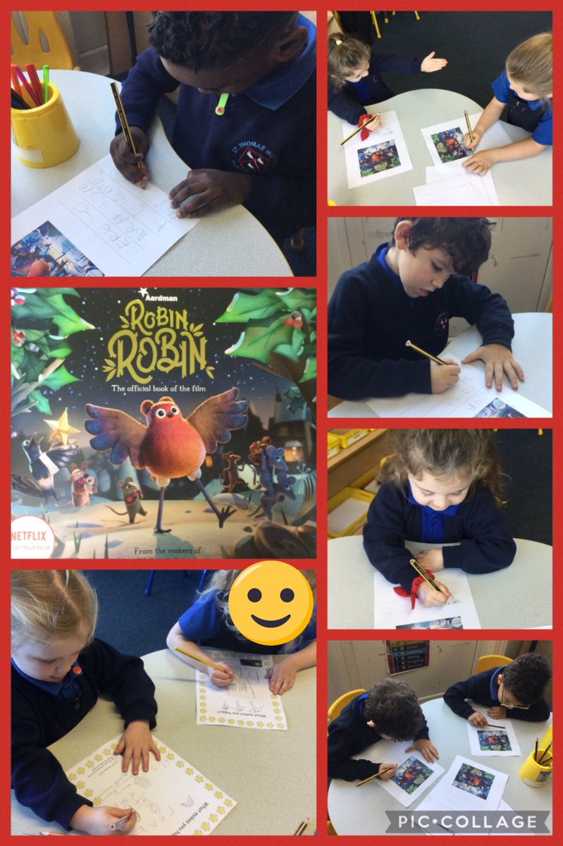 Lots of busy bees in Reception this afternoon writing (a little earlier than our friends in KS1&KS2 due to our busy week next week 😉✝️) about our ‘Whole School Writing Project’ text ‘Robin Robin’ @MrsCravenSTM 
#LoveLearnLive
#EYFS 
#STMLiteracy
#STMPD
#STMCandL