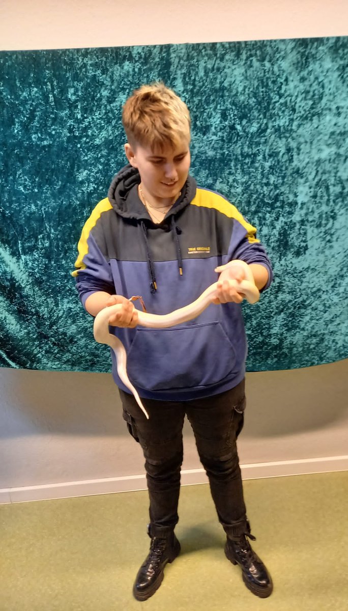 Nickithe_556's tweet image. Me and my new best friend 😍🐍