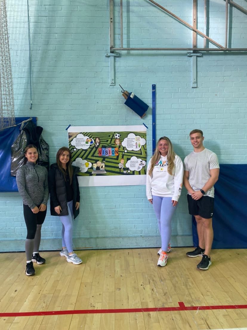 Final week of 4 years at Uni, sharing our vision for the future🏀🏸🤸‍♀️ @MissMolloy2 <a href="/MrTrainer_/">Mr Trainer</a>