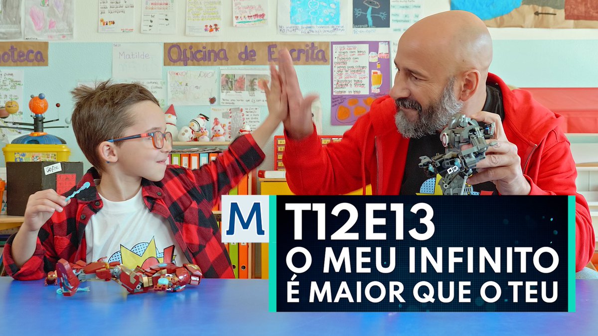 Hoje, pelas 18h, temos estreia de novo episódio no canal do #istoematematica onde se vai falar dos vários infinitos". É o último episódio da temporada 12.  Segue o link na Bio para assistires à estreia.