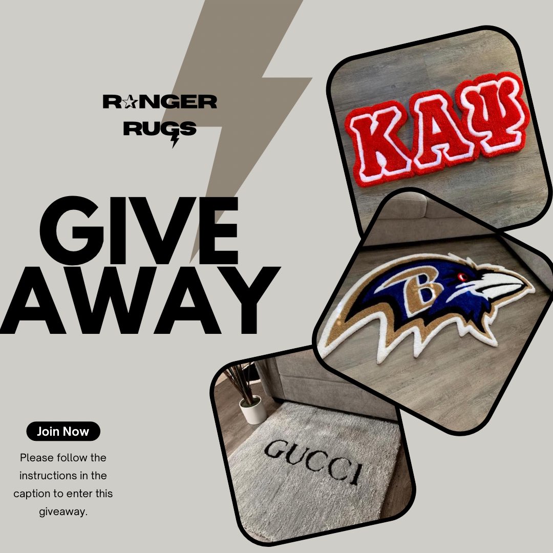 RangerRugs's tweet photo. OUR GIVEAWAY HAS STARTED! 🥳 

You can only enter on Instagram or Facebook. The giveaway will close Tuesday, Nov. 29, at 11:59PM CT. 

IG: @RangerRugs FB: @ Ranger Rugs LLC https://t.co/m6iztnoFqp