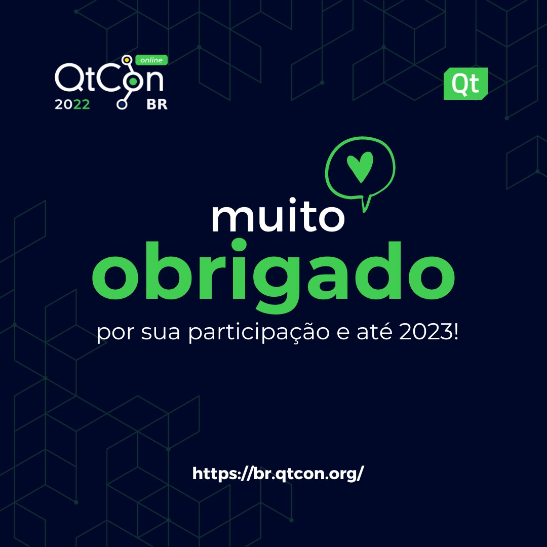 qtconbrasil's tweet photo. O nosso muito obrigada a todos e todas que fizeram parte da QtCon Brasil 2022! 💚

Obrigada aos nossos patrocinadores que contribuíram para construir o evento conosco e torná-lo possível: @qtproject, @openSUSE , Aditum, B2Open, @KDAB e @kdecommunity ! 
 
(1/4) https://t.co/juOWsxMU1V