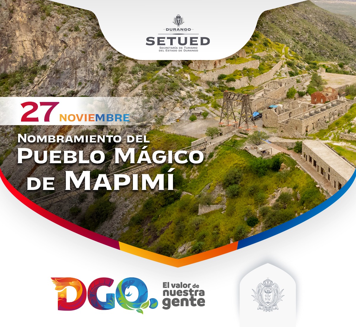 Mapimí fue nombrado Pueblo Mágico en el año 2012, por su enorme belleza y cultura, siendo el primer municipio en el estado de #Durango en recibir está denominación. #PuebloMágico