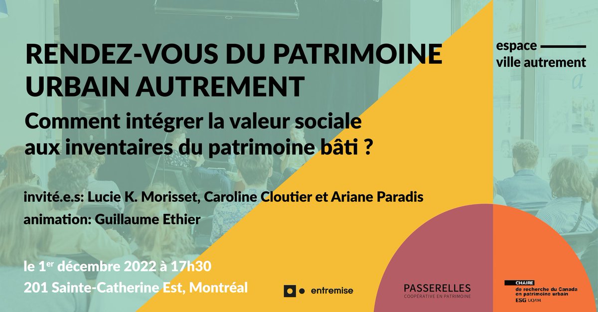 [Dernières nouvelles] Article dans Le Devoir + Mémoire OCPM - PUM 2050 + 1er Rendez-vous du patrimoine urbain - mailchi.mp/6e76d12ec1a7/p…