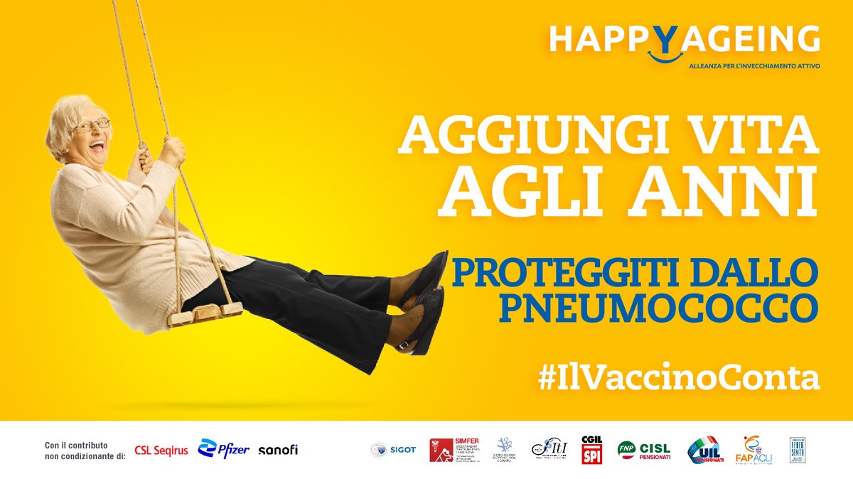 HappyAgeingIta's tweet photo. Lo #pneumococco è un batterio molto diffuso. È  responsabile di bronchiti, sinusiti, congiuntiviti e nei casi più gravi di polmoniti, meningiti e sepsi.

Il #vaccino antipneumococco rappresenta l'unico mezzo per prevenire questa infezione.

#IlVaccinoConta
https://t.co/TCIq7hKMTY https://t.co/8eyTagcPjv