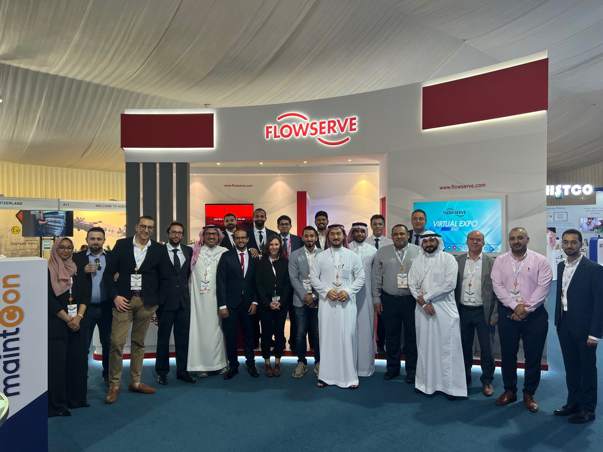 Flowserve's tweet photo. Day 1 of Maintcon in Bahrain was a resounding success! Visit Booth C03 to see how our innovative products and #RedRaven #IoT can improve the maintenance and reliability of your operations.

#Flowserve is a Diamond Sponsor at #Maintcon2022.

#conference #exhibition #MiddleEast https://t.co/GsYr5fvv1Z