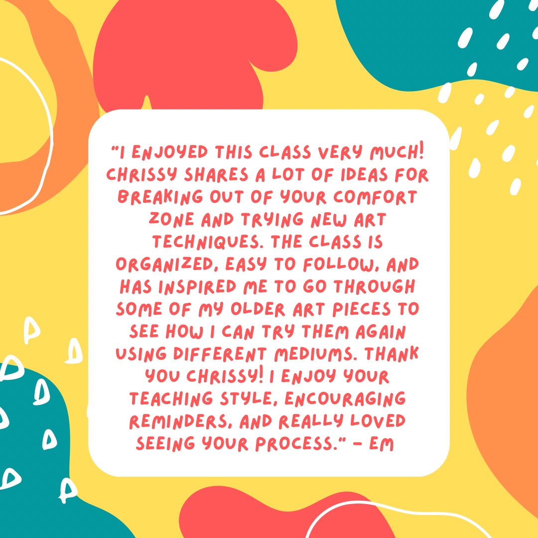 chrissycurtin's tweet photo. 🥰 Glowing because I got this lovely review from one of my @skillshare students 💫. It means so much to me when people take the time to tell me their experience. It also helps my class get out there and seen more!!
Watch my class for free here https://t.co/eeo7cjVQmc
#teachlab https://t.co/CtWGD5rcYp